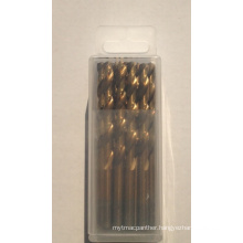 HSS Drill Bit with Different Material M35 DIN338 Plastic Box